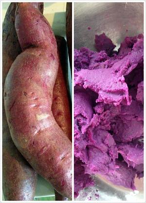 香甜紫薯饼的做法 步骤1