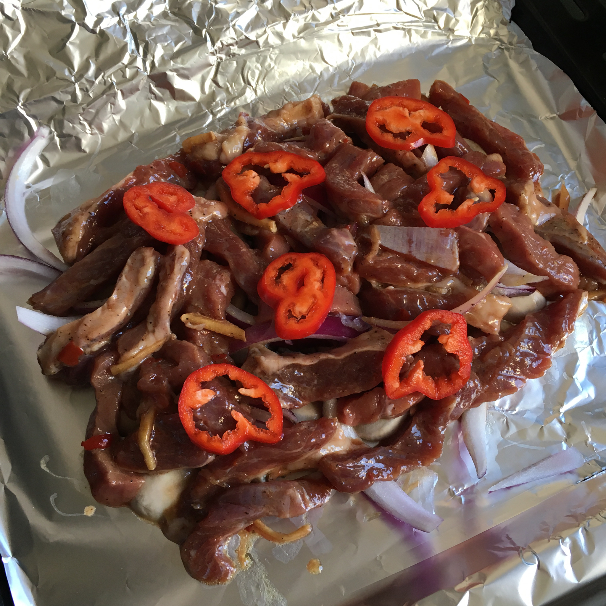 bonjouryt做的锡纸牛肉