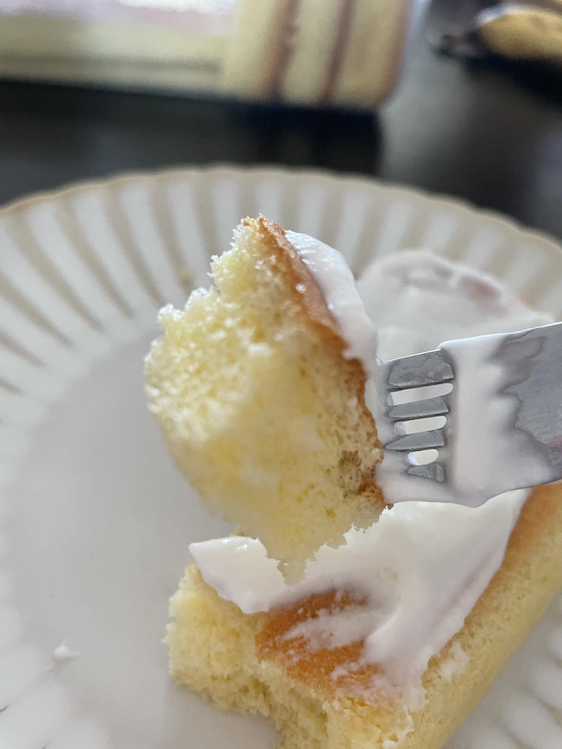 材料最简单的【低卡蛋糕卷】卡仕达戚风卷