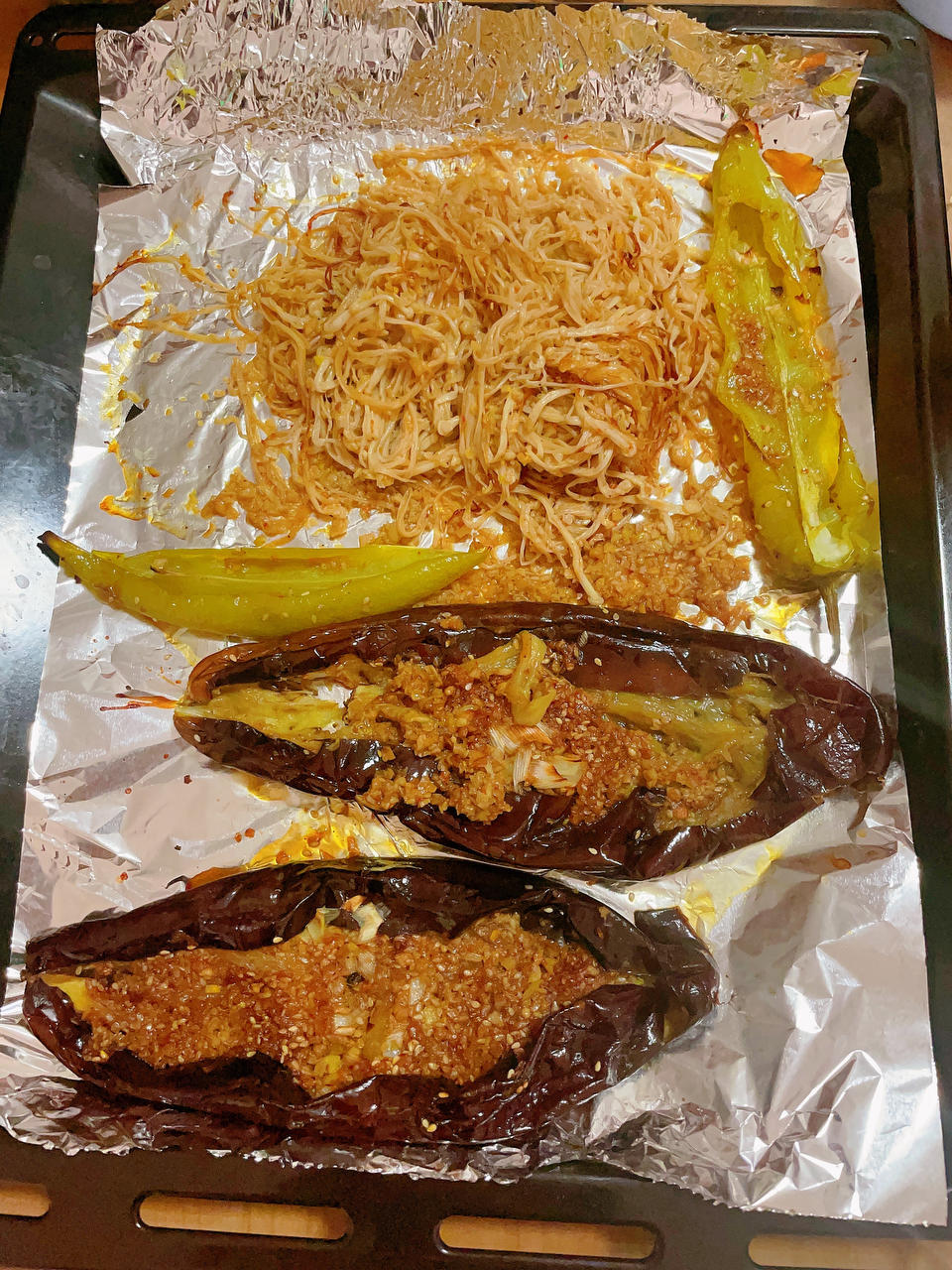 ㊙️制酱料❗️巨好吃烤金针菇！