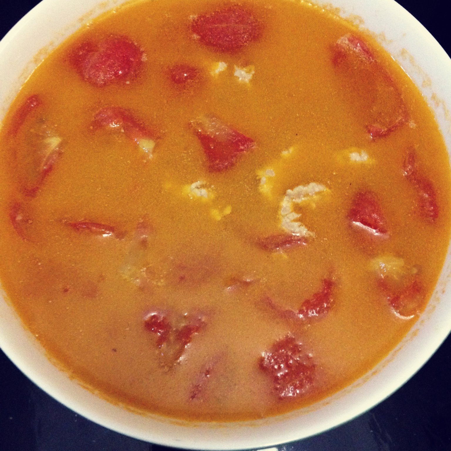 番茄肉片汤
