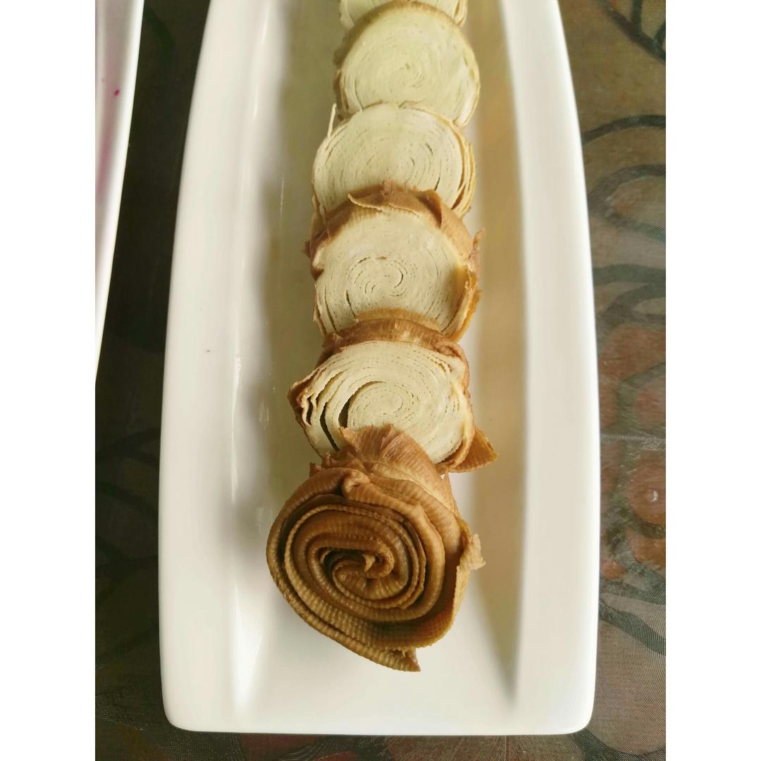 堂妈教你做香辣豆皮卷
