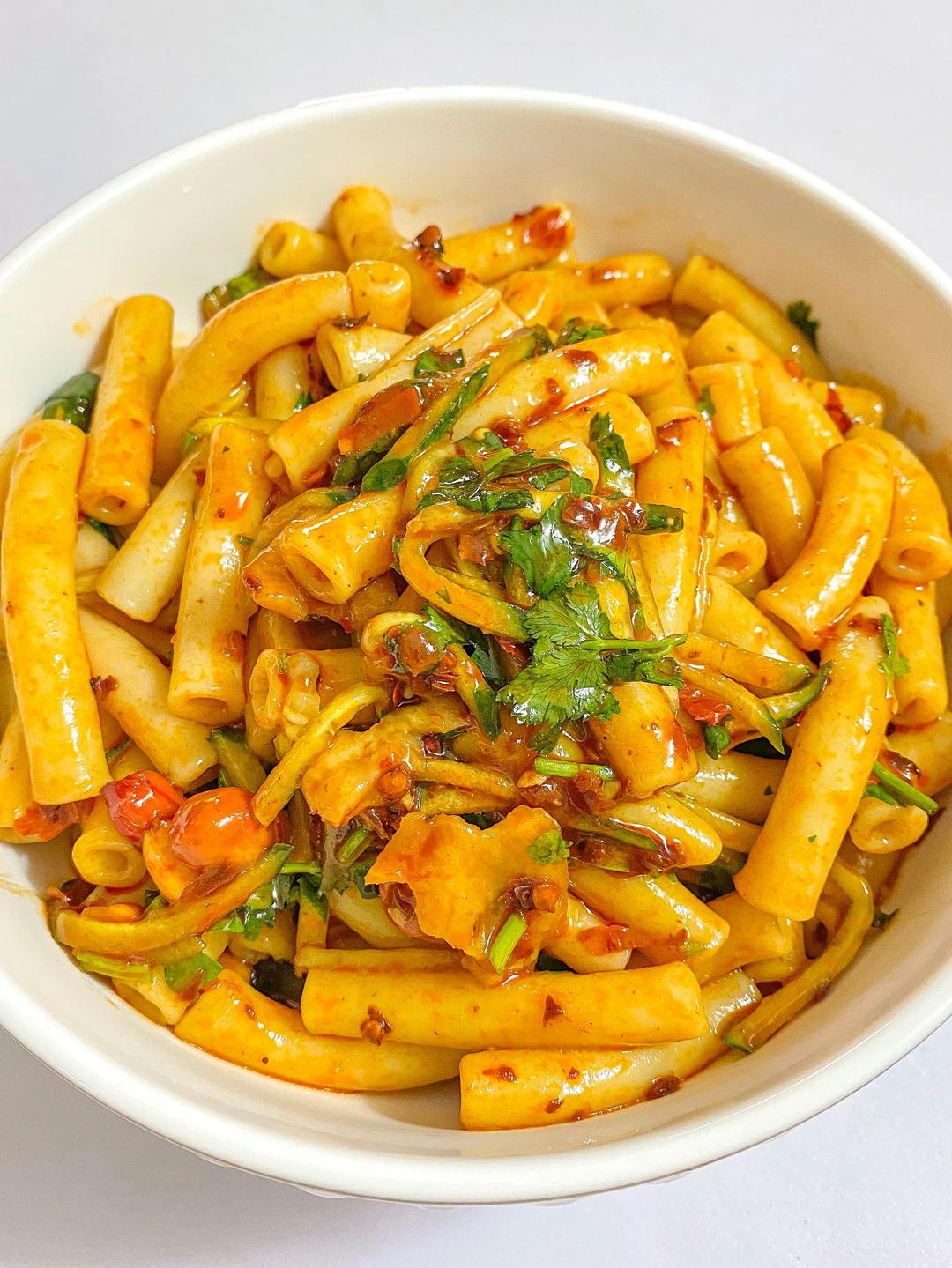 凉拌空心粉的做法 步骤4