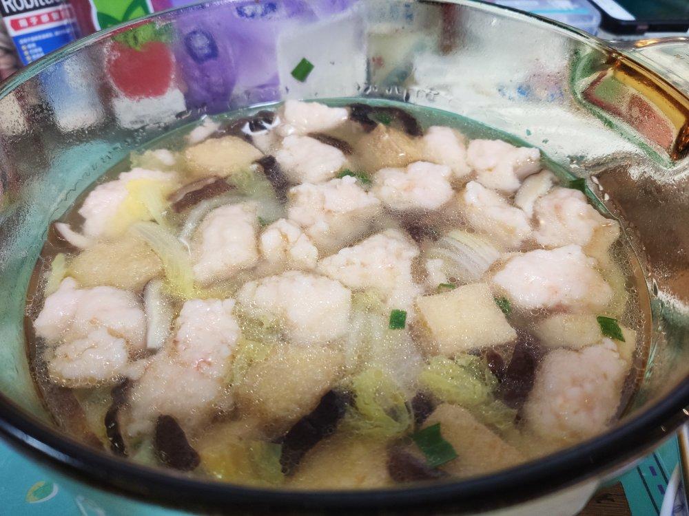 虾滑娃娃菜