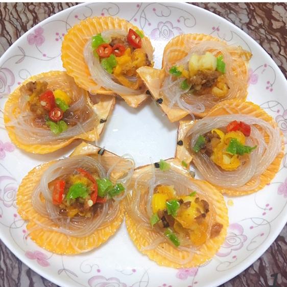 蒜蓉粉丝蒸扇贝