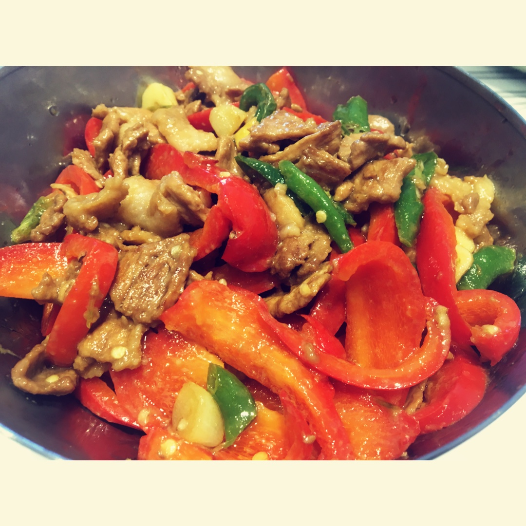 红椒炒肉