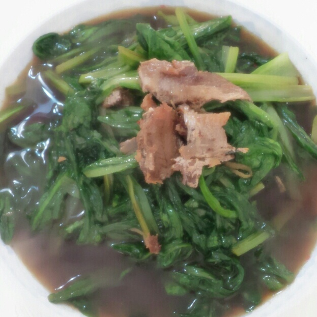 豆豉鲮鱼油麦菜