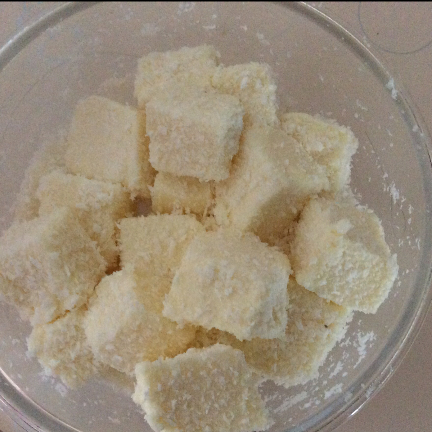 椰蓉牛奶小方