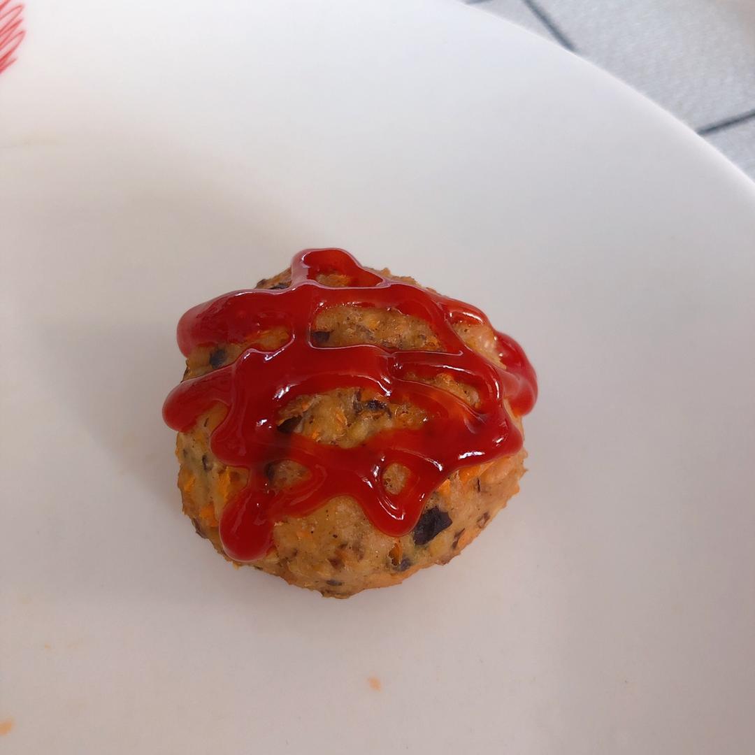 无油减脂时蔬豆腐丸