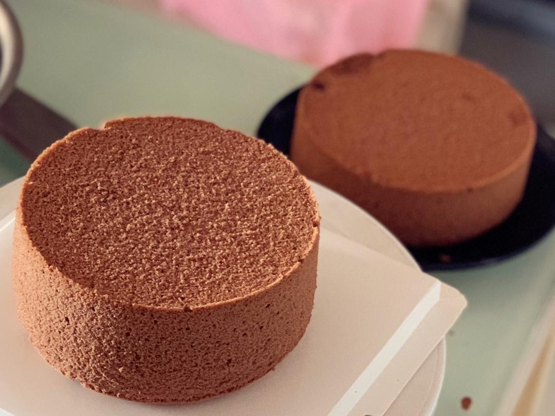 四寸可可戚风--简单做法简单装饰简单漂亮