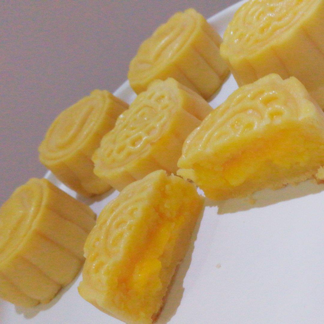 流心奶黄月饼（无吉士粉/转化糖浆版本）【曼食慢语】