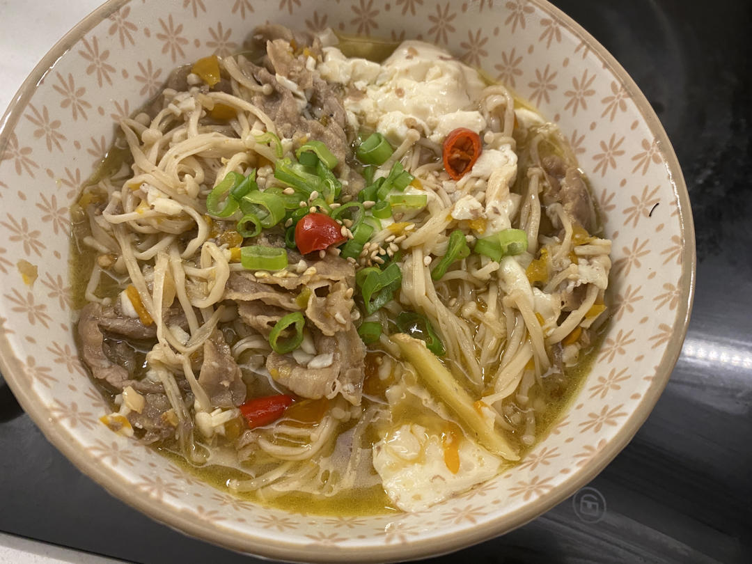 金汤肥牛金针菇