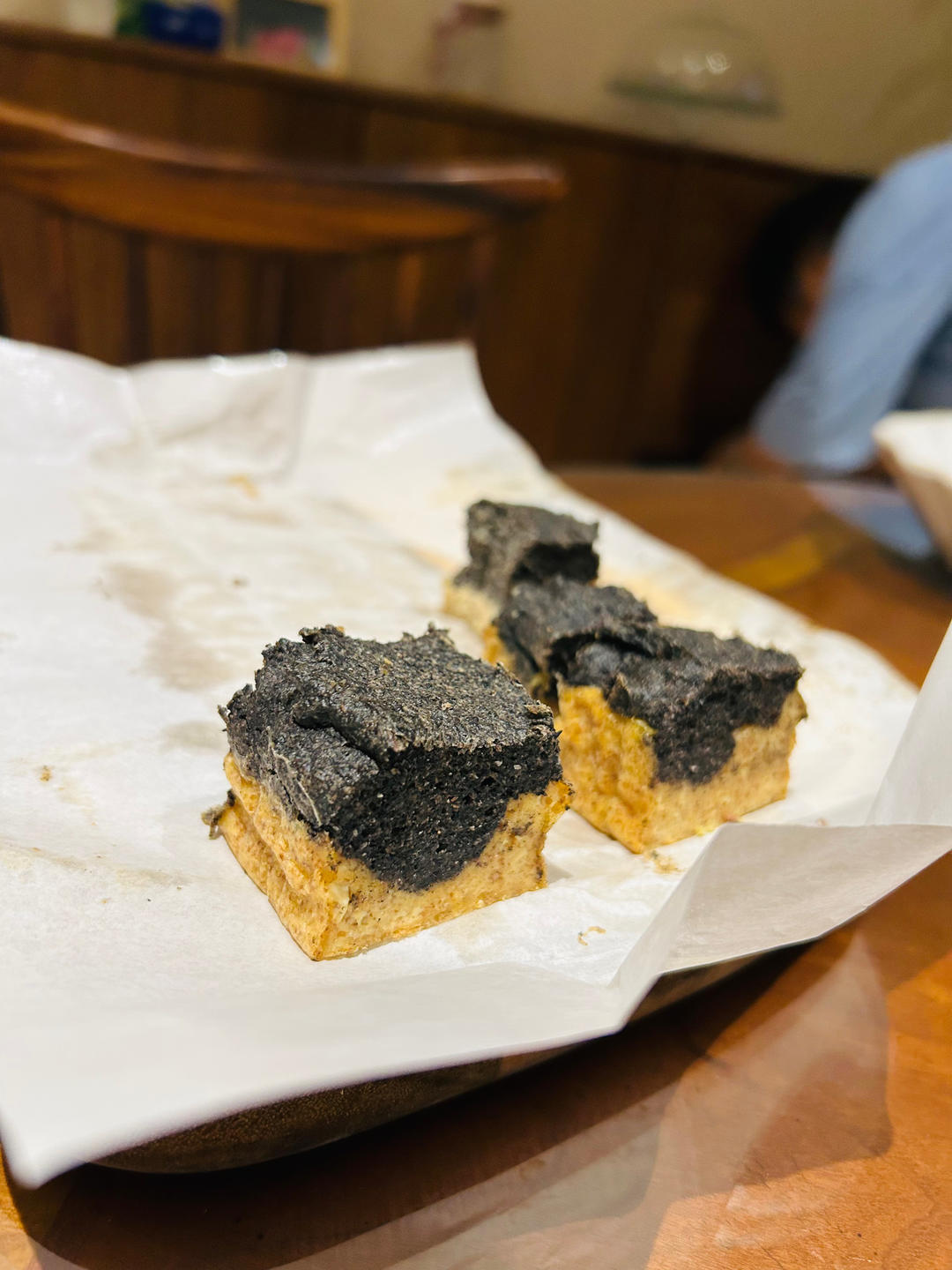 冰淇淋口感🍨黑芝麻豆腐蛋糕❗️减脂甜品
