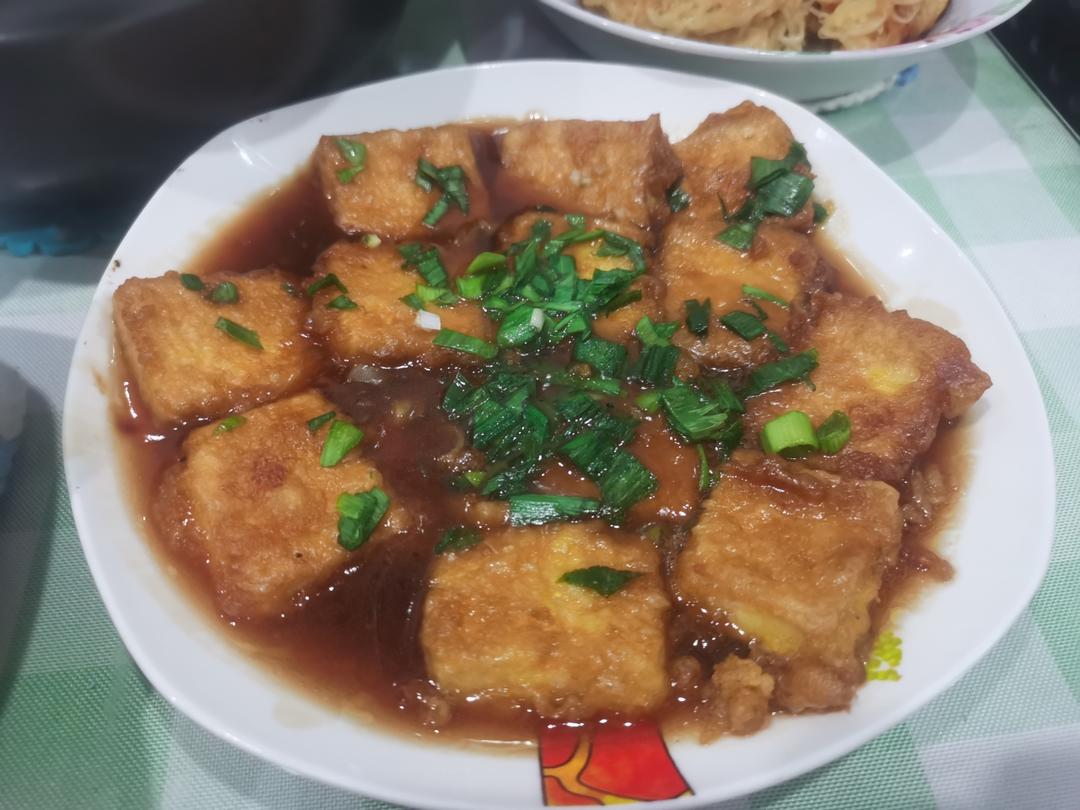 外酥里嫩❗️简单下饭脆皮豆腐，馋哭隔壁小孩