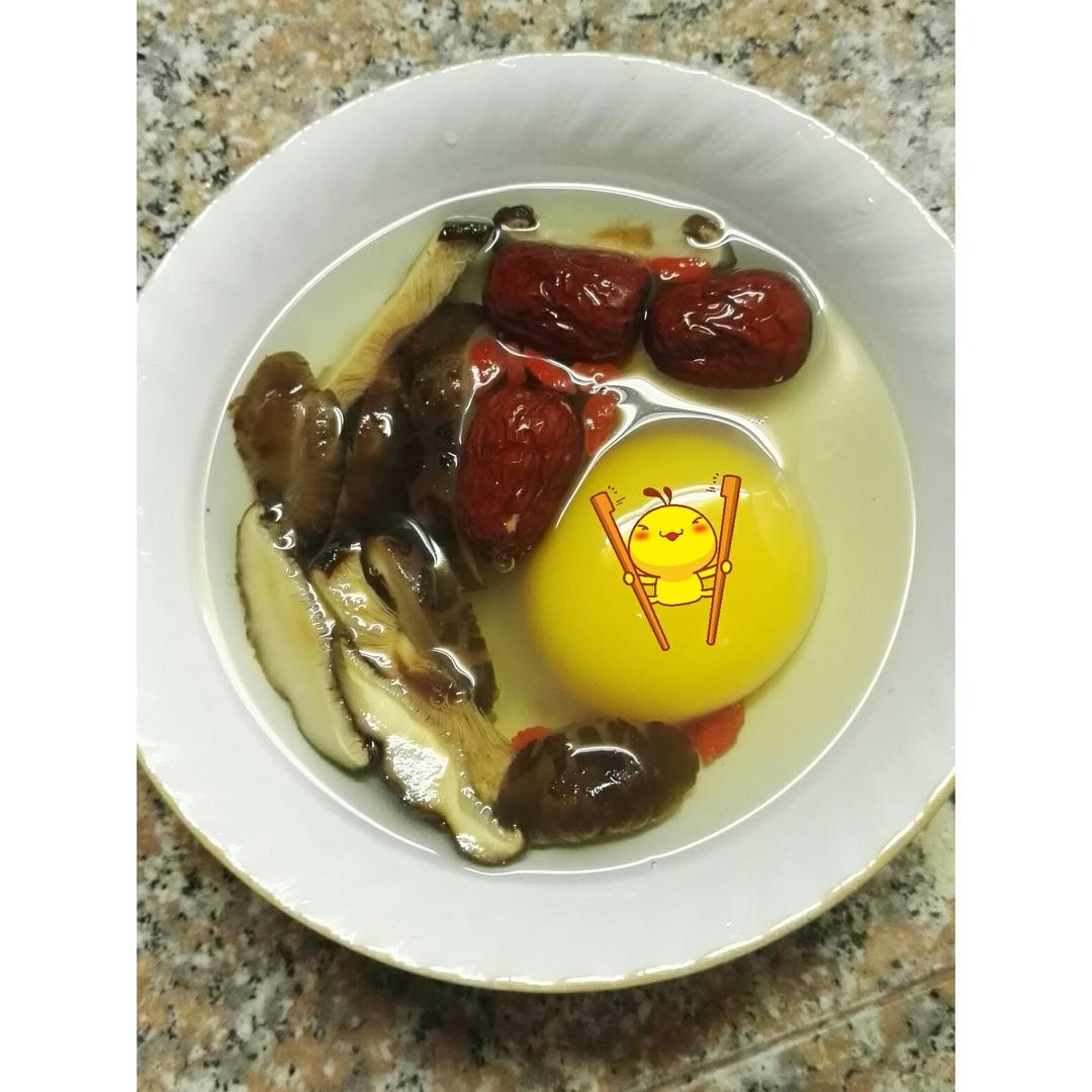 棠棣无梦做的香菇炖鹅蛋