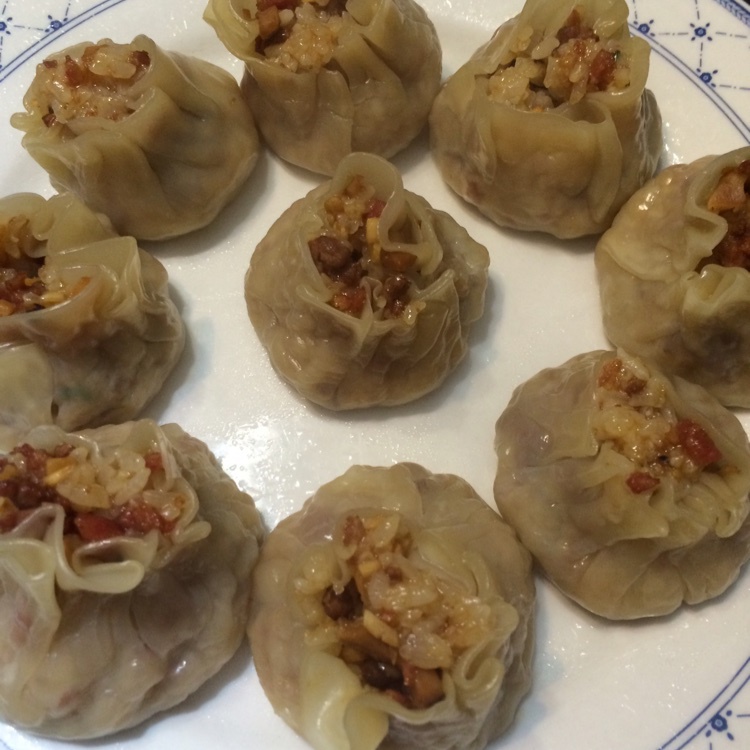 简易糯米烧卖（附烧卖包法）