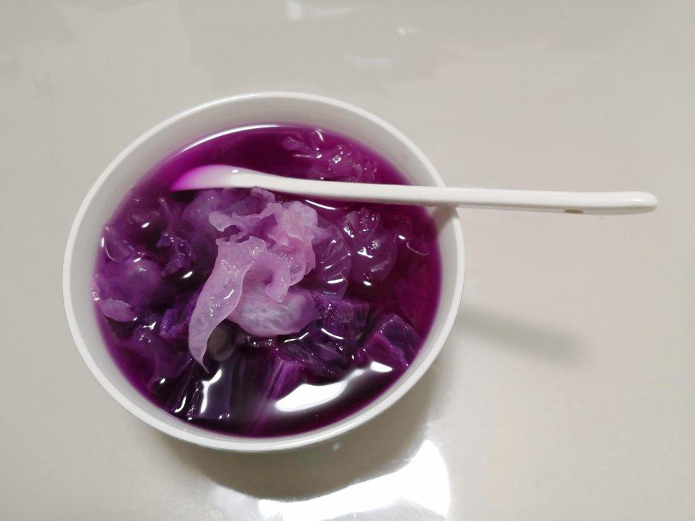 【紫薯银耳羹】