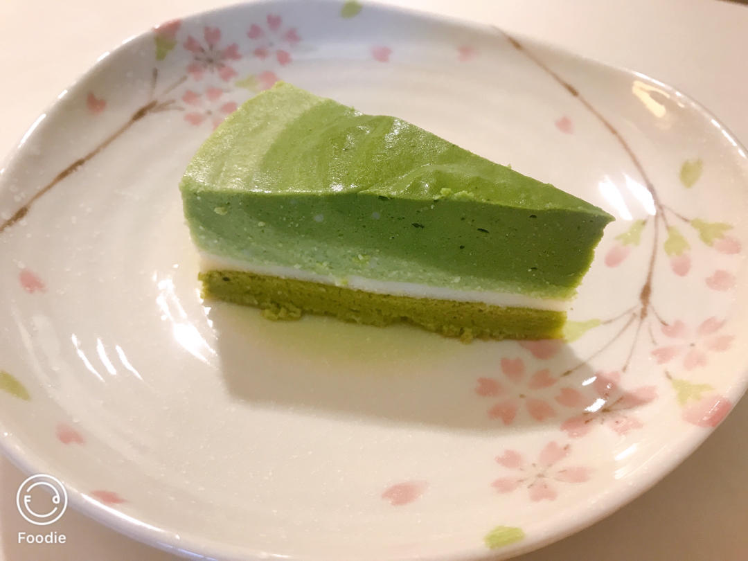 渐变抹茶慕斯蛋糕：我Amanda带着既美又作的抹茶甜点又来了！【曼食慢语】