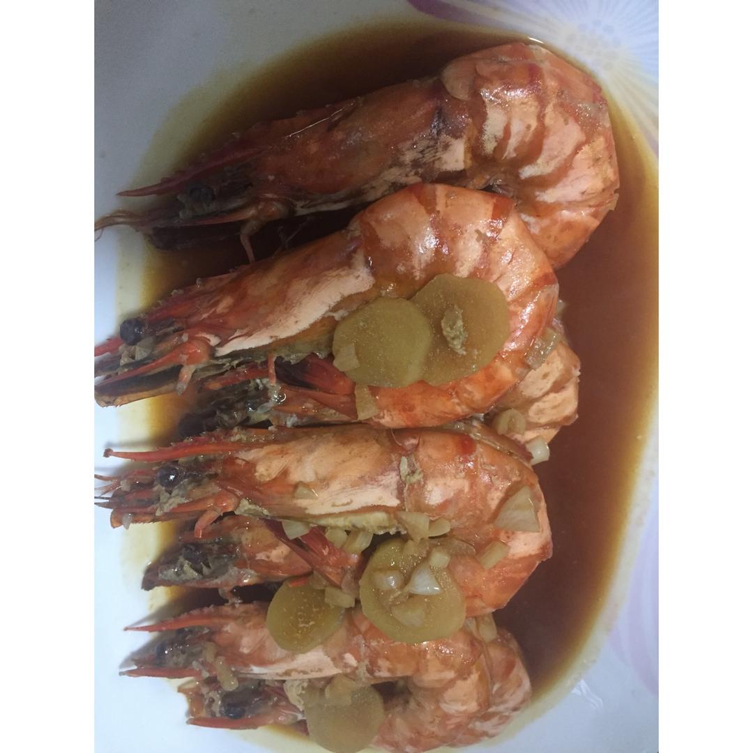 十分钟做好吃的红烧大虾