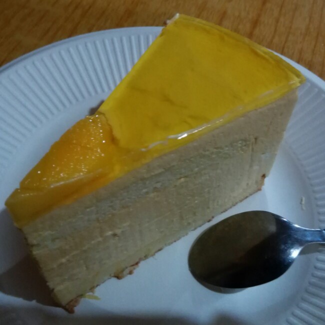 芒果冻芝士蛋糕