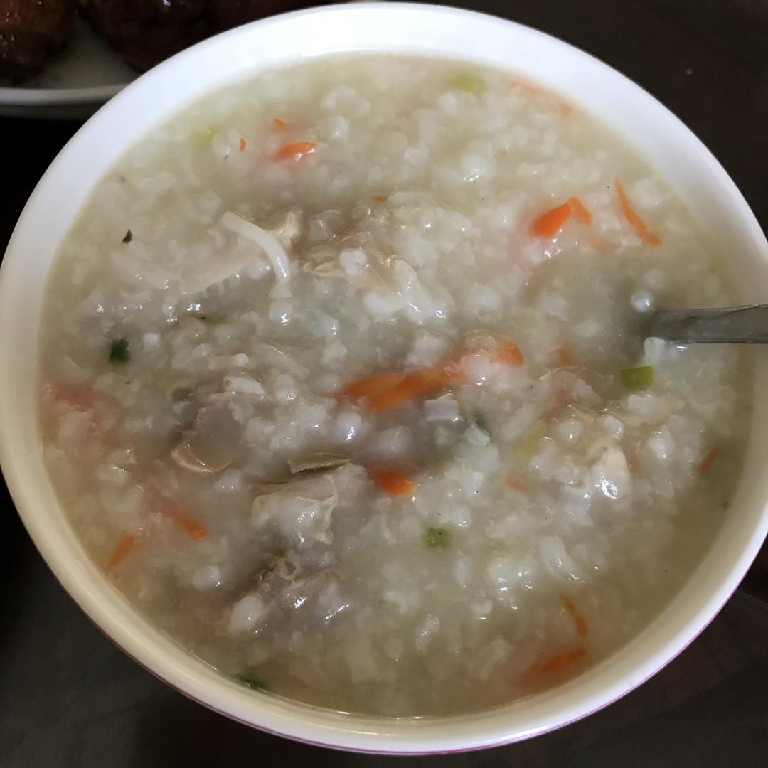 香菇滑鸡粥