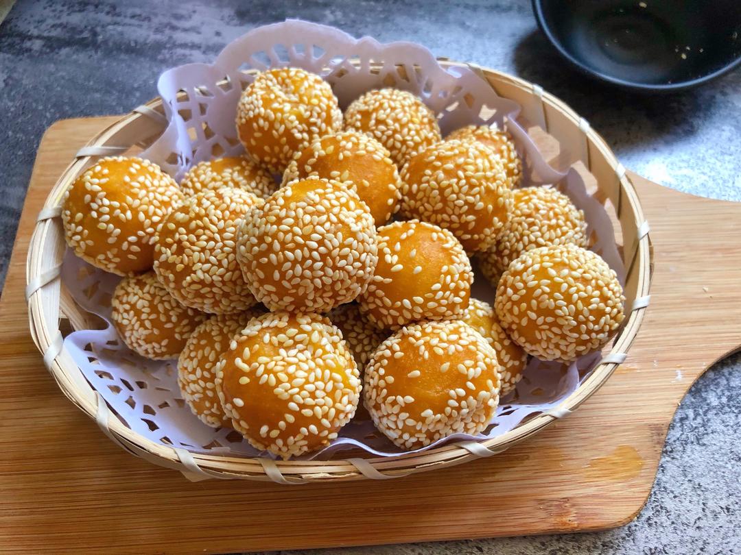 奶香红薯「糯米丸子」