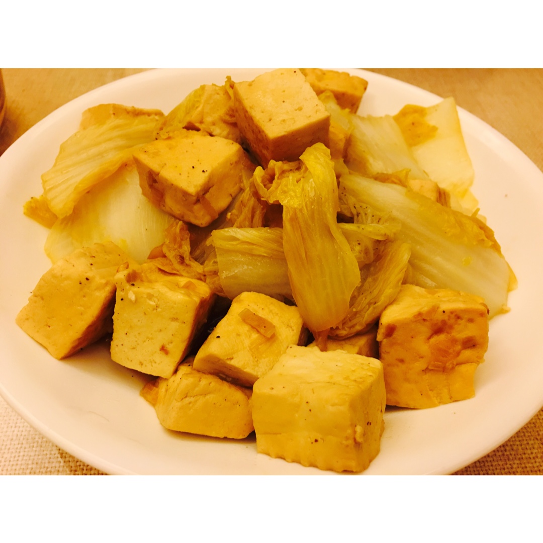 白菜炖豆腐