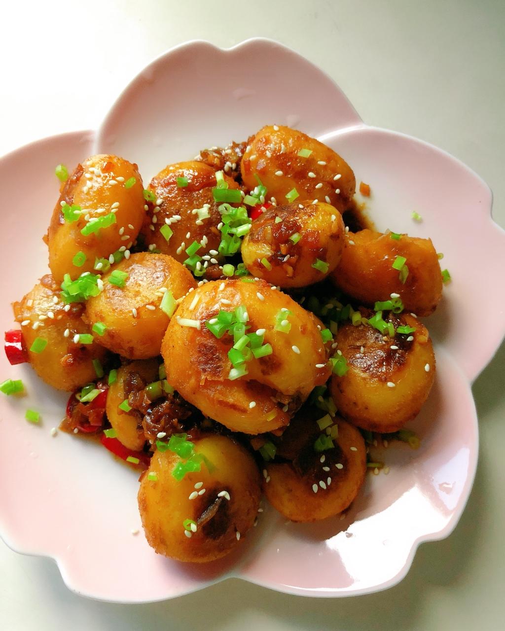 孜然香辣煎小土豆