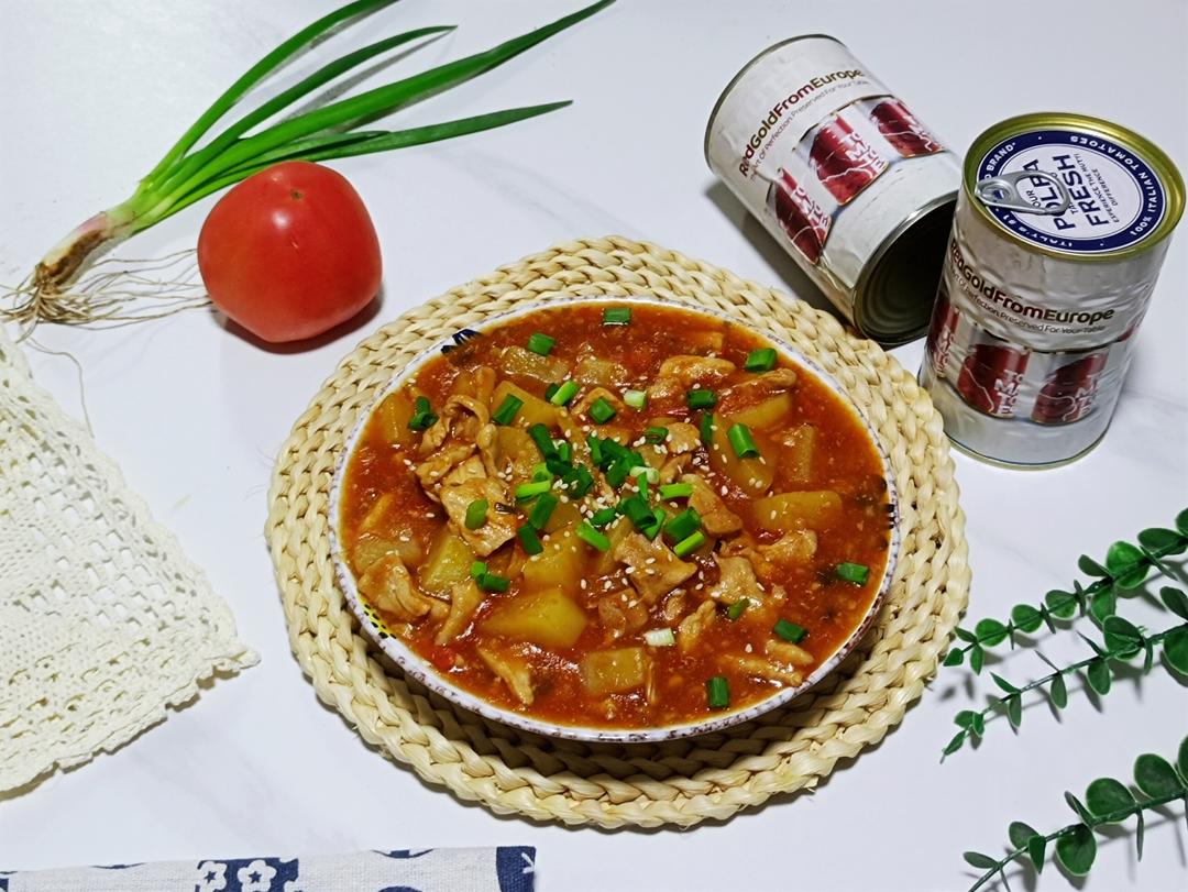 番茄土豆肥牛煲