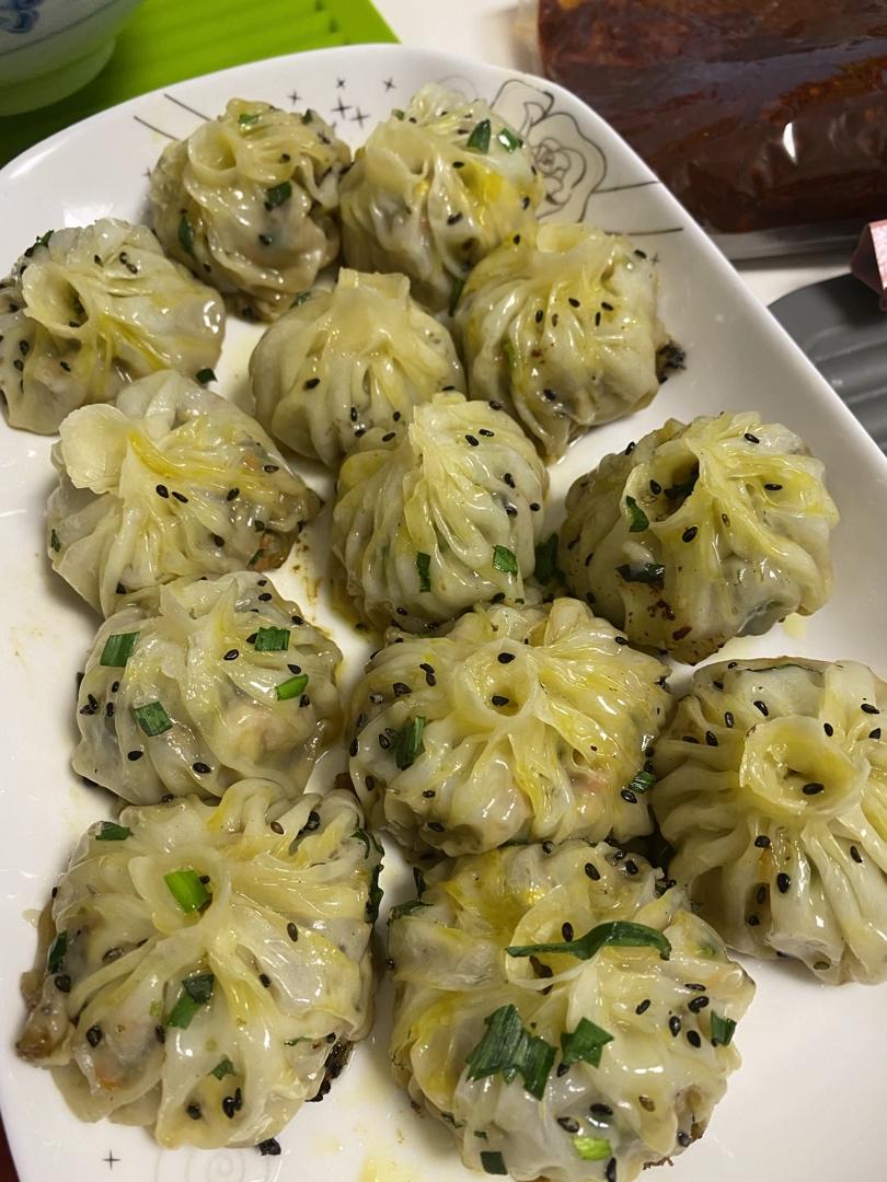 网红【水晶水煎包】一次就成功！