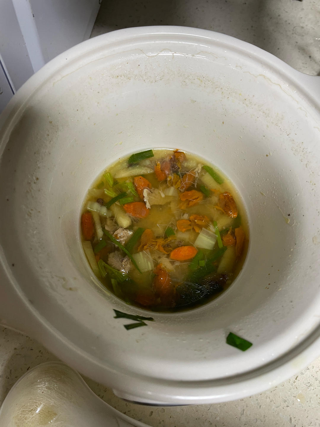 鸽子淮山炖汤（特别是小孩提高免疫力）