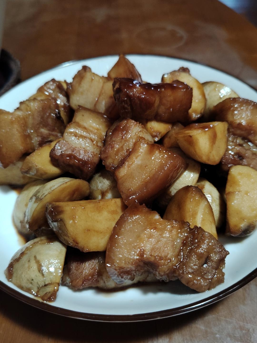 茨菇红烧肉