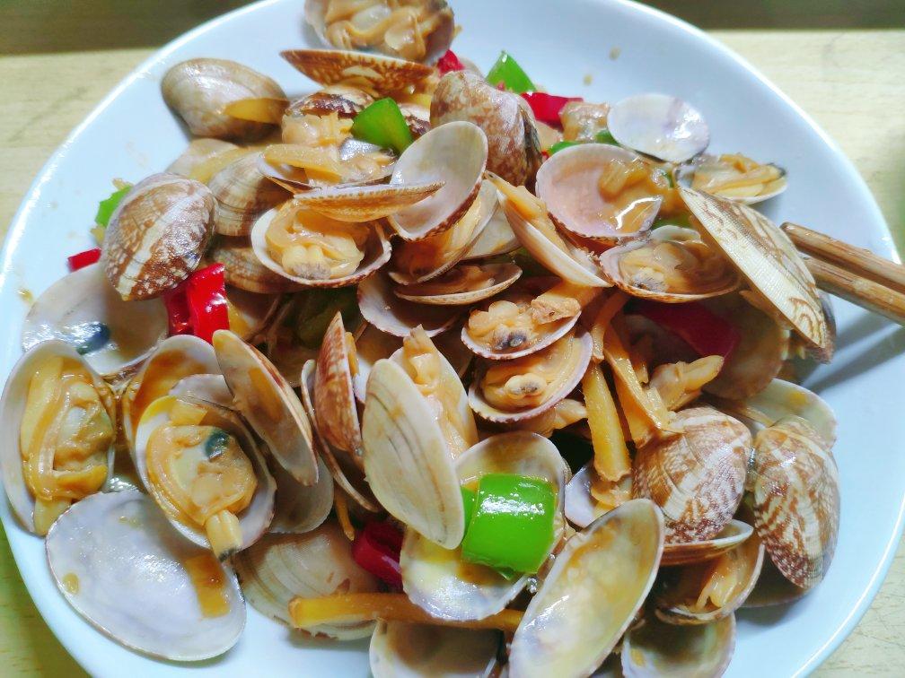 爆炒花蛤