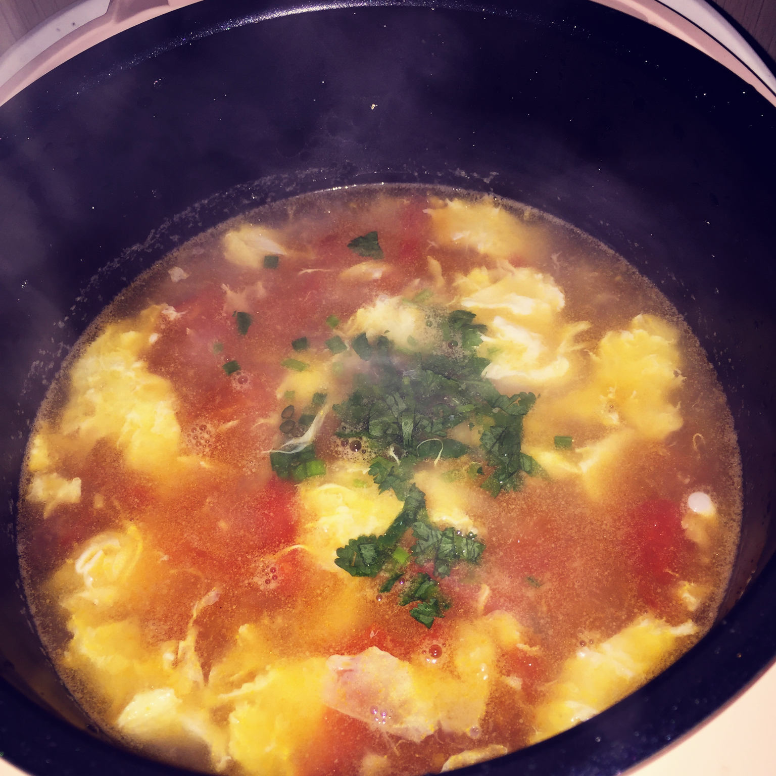 好喝到爆的西红柿鸡蛋汤