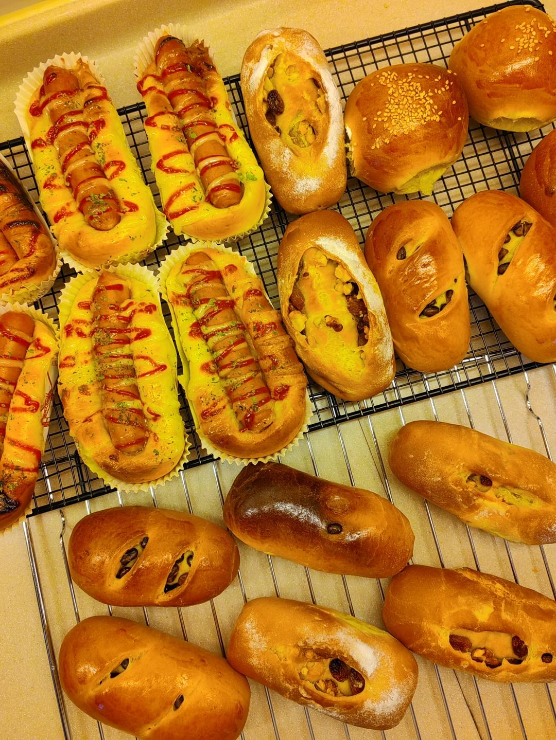 万能面包面团，一个面团解锁4款咸味面包