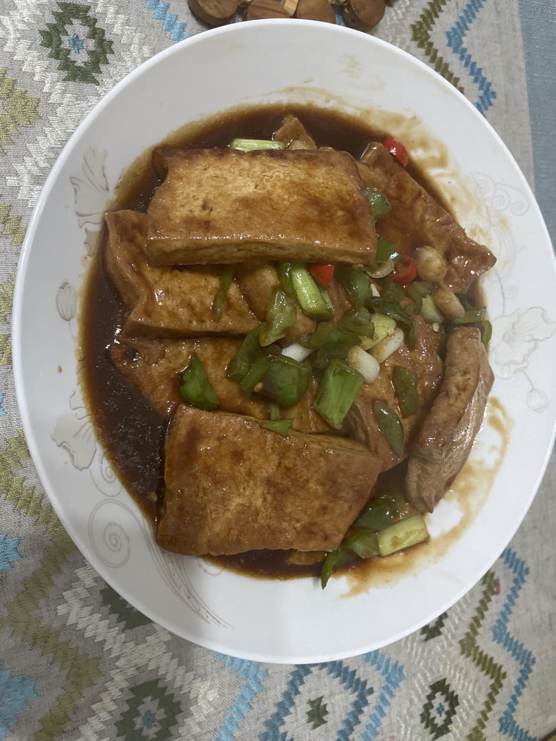 青椒炒豆腐