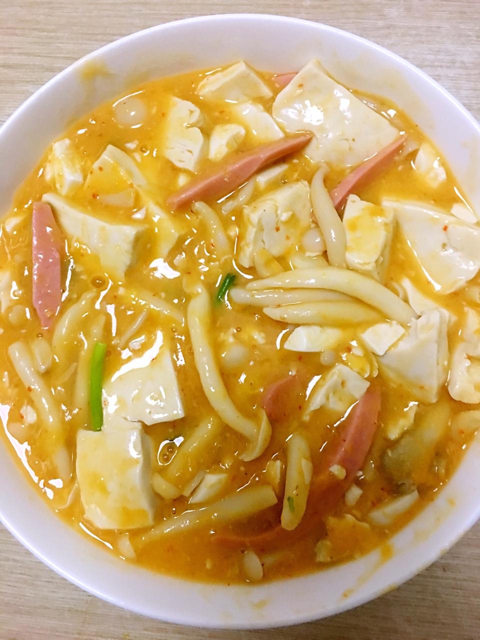 咸蛋烧豆腐～～孩子爱吃的下饭菜！