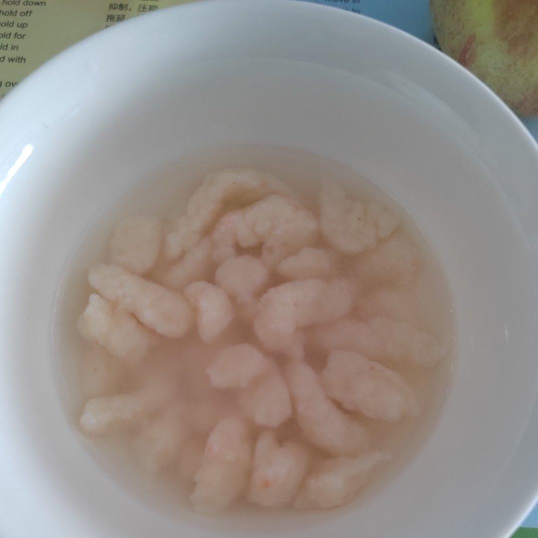 八个月宝宝辅食：鲜虾面