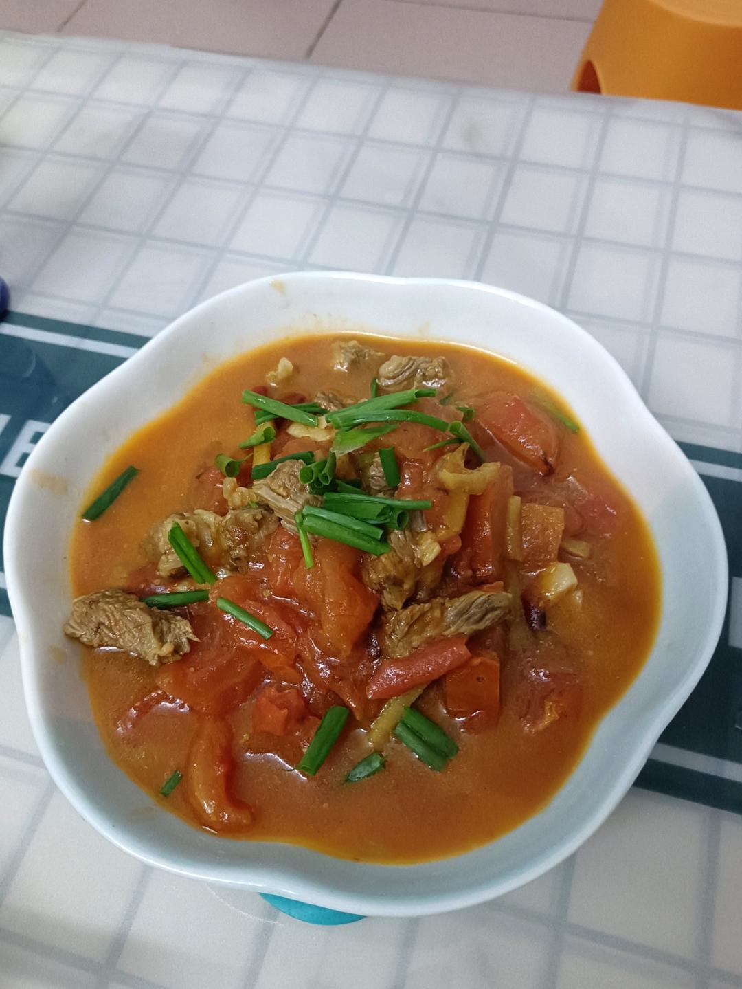 西红柿牛腩