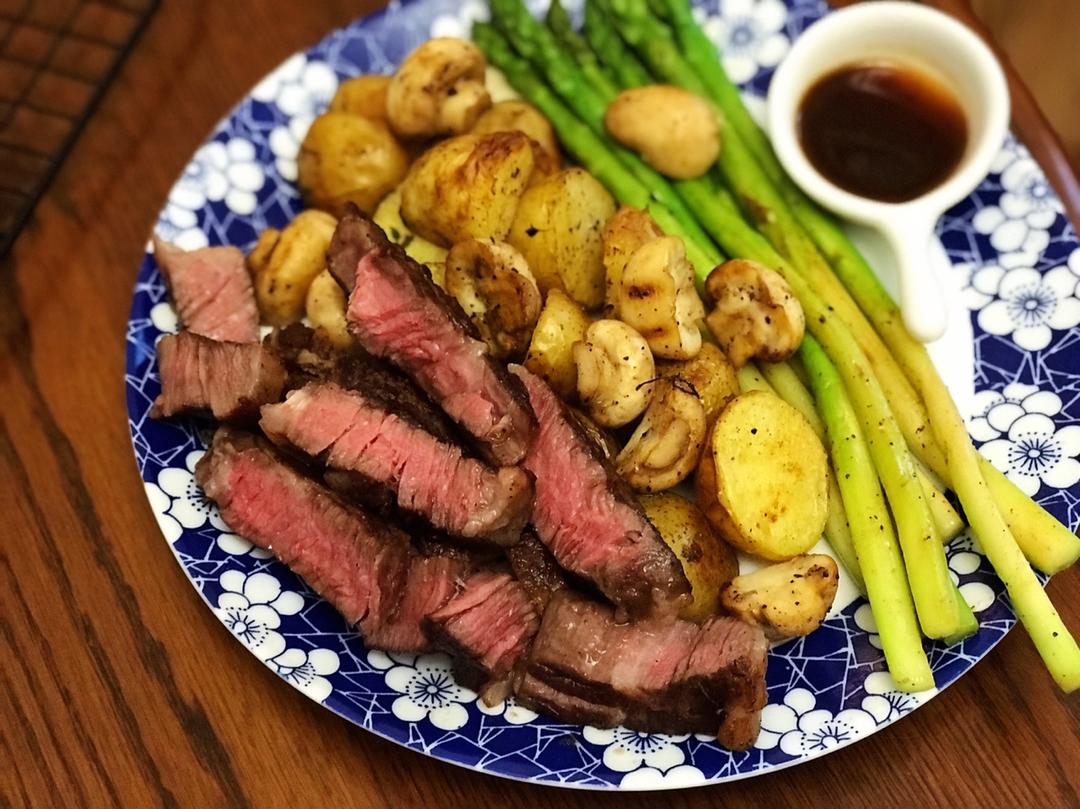 低温慢煮眼肉牛排