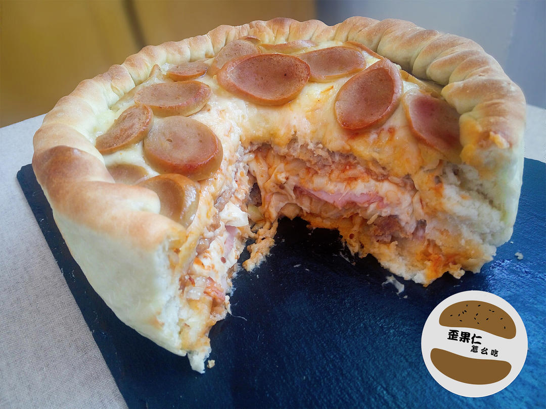 【美国怎么吃】肉食爱好者披萨蛋糕 初中级US07