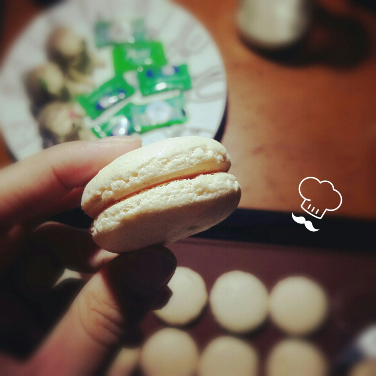 马卡龙(杏仁蛋白糖饼)