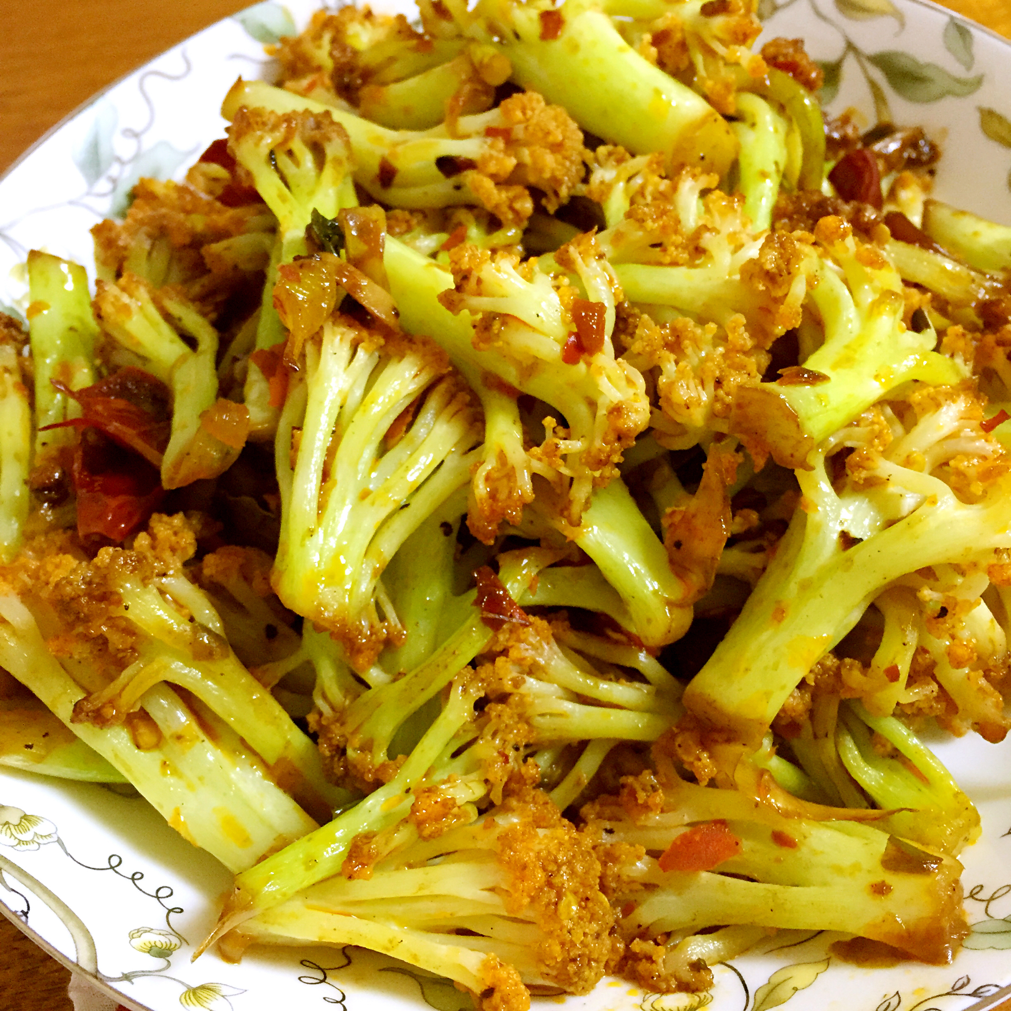 很“浪费”米饭的家常菜之一-------干锅菜花