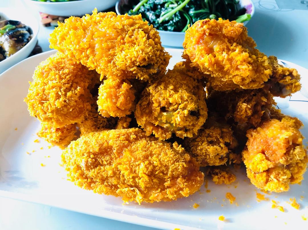 烤鸡翅（面包糠版）