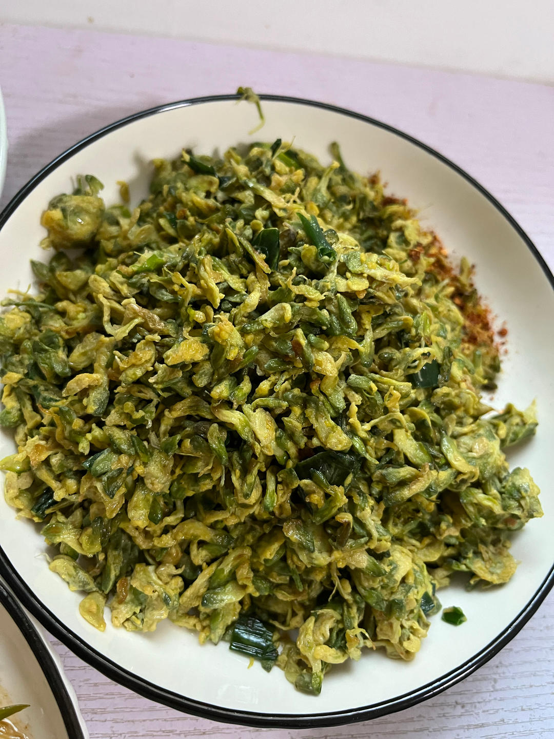 春日限定槐花炒鸡蛋