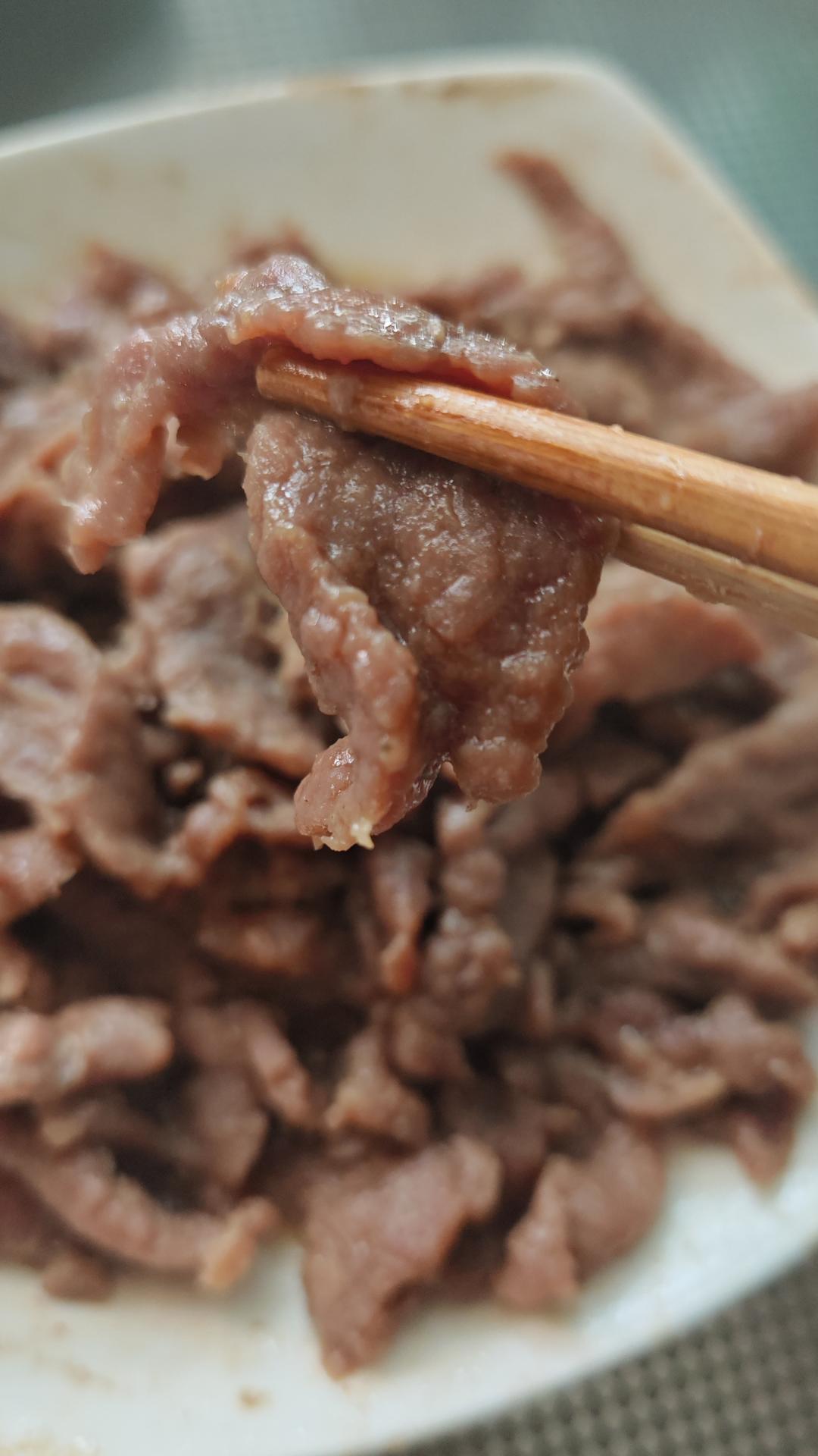 快手微波炉牛肉的做法