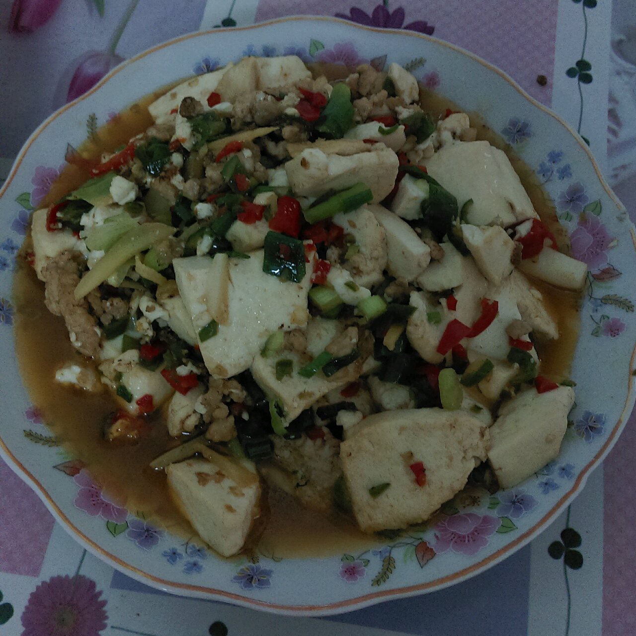家常豆腐(彩椒版)