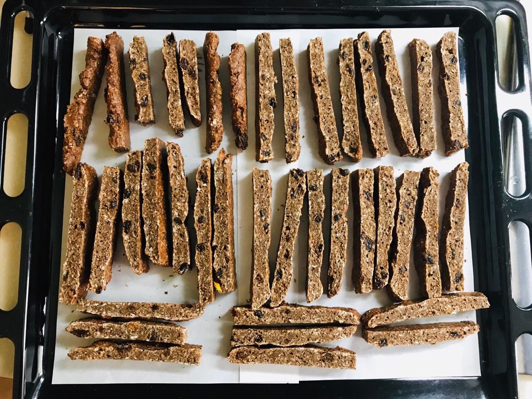 【健康零食】香蕉燕麦意式脆饼