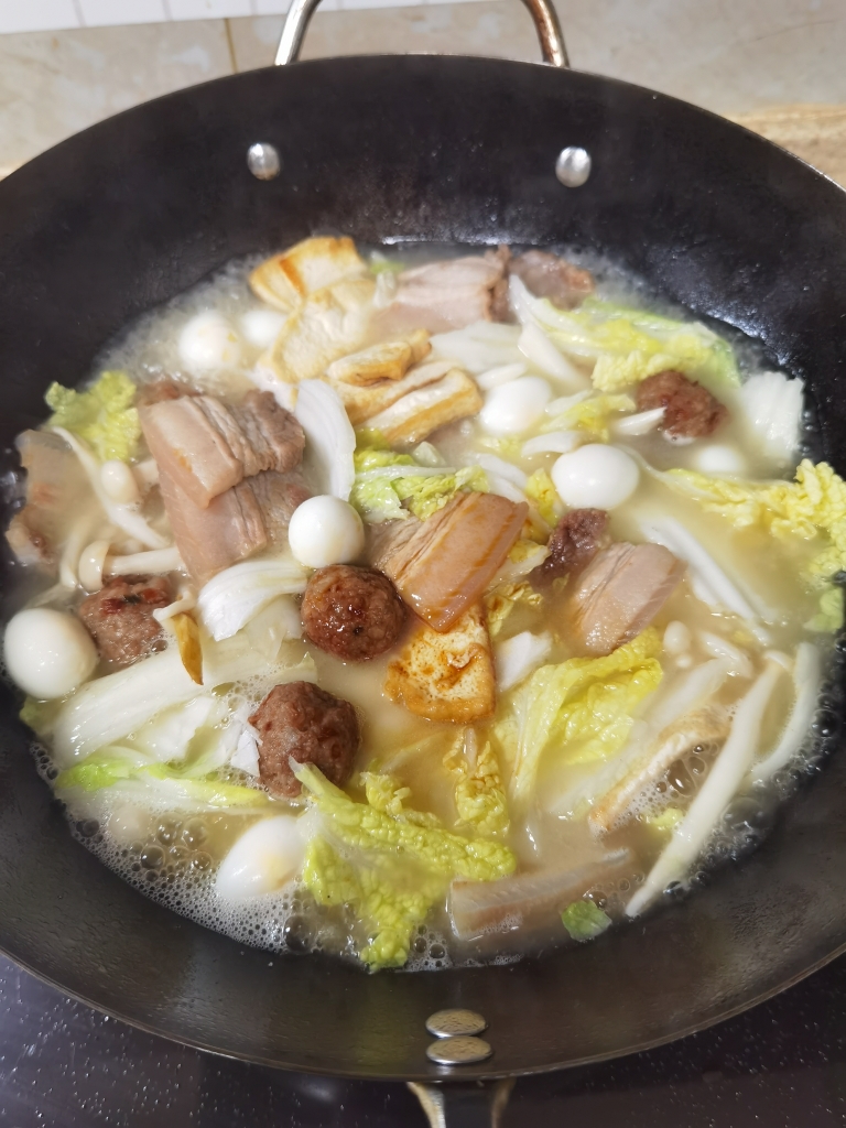 秋冬必吃❗️五花肉烩菜锅的做法 步骤8