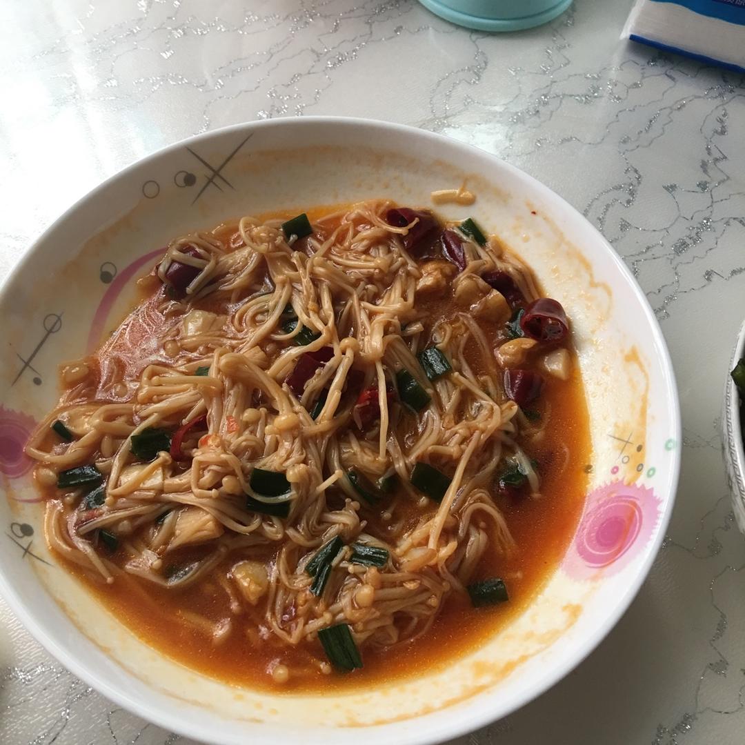 酱炒金针菇